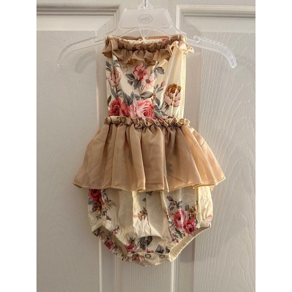 baileys blossoms Romper Size 6-12 Months NWT